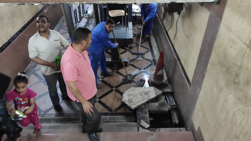 انسداد فى غرفة تجميع