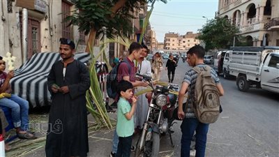 الأقباط يواصلون احتفالات ليلة أحد السعف بمحيط كنيسة الملاك ميخائيل بالأقصر (فيديو)