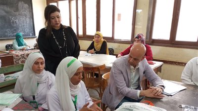 مسعود يتابع الاختبار الشفوي لطلبة التمريض بالشرقية 