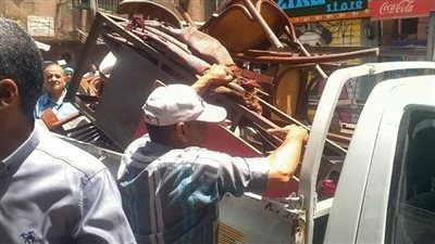 حملات موسعة لرفع الإشغالات في أحياء وشوارع القاهرة