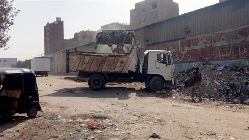 رفع مخلفات القمامة