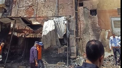 10 صور ترصد حريق السجل المدني بقسم أول شبرا الخيمة 