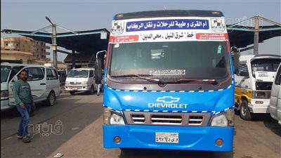 بني سويف تدفع بأتوبيسات النقل الجماعي الخاص للحد من أزمة المواصلات