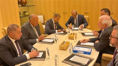  شكري يبحث مع ممثل خارجية الاتحاد الأوروبي إنهاء المأساة الإنسانية في غزة 