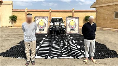 قوات حرس الحدود تنجح في ضبط كمية كبيرة من الأسلحة والذخائر قبل تهريبها 