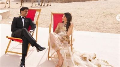 زفاف أسطوري في حضن الأهرامات، الملياردير الهندي أنكور جاين يتزوج عارضة الأزياء أريكا هاموند