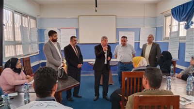 مدير تعليم دمياط يشهد ورشة عمل لتدريب مسئولي التوظيف بالوحدات المدرسية ( صور)
