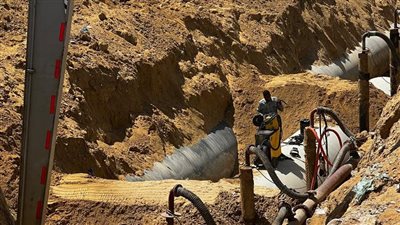 تفاصيل أعمال تنفيذ المراحل الأخيرة لخط المياه الاحتياطي بالقاهرة الجديدة