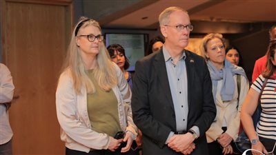 سفير السويد يزور مكتبة الإسكندرية للتعرف على المشروعات الرقمية والتكنولوجية