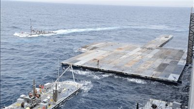 رصيف غزة المؤقت، الجيش الأمريكي يعلن الجهة المسئولة عن توزيع المساعدات بالقطاع