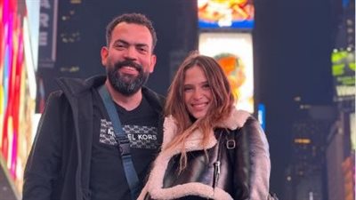 ظهور خاص لزوجة خالد عليش والأخير يعلق: اللهم ارزقني الذرية الصالحة