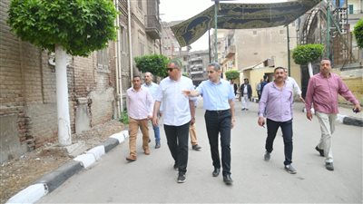 محافظ الغربية يتفقد محيط الكنائس استعدادا لعيد القيامة