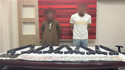 حبس شخصين بتهمة الاتجار بالأسلحة النارية فى الفيوم 