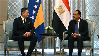 رئيس الوزراء يستقبل رئيس مجلس رئاسة البوسنة والهِرسِك والوفد المرافق له