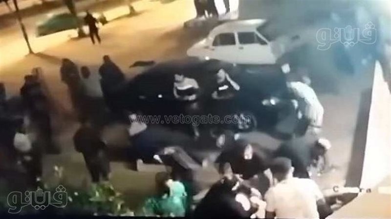 لحظة سقوط السيدة