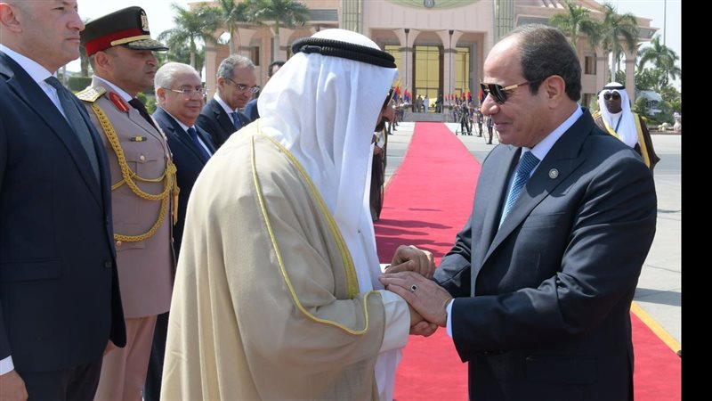 الرئيس السيسي يودع