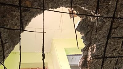 إصابة 3 أشخاص في انهيار جزئي لمنزل ببني سويف