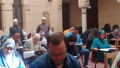 انطلاق اختبارات المتقدمين للحصول على كارنيه محفظ قرآن فى الإسكندرية 