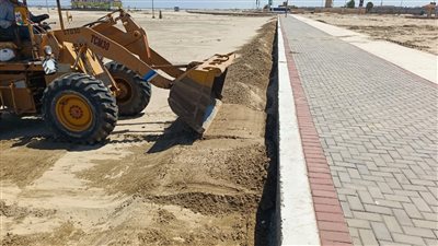 تفاصيل أعمال رفع وكفاءة وتطوير الطرق بالعبور