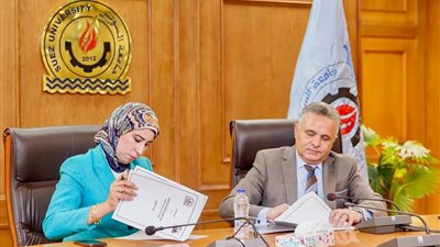 جامعة السويس وجهاز السويس الجديدة يوقعان بروتوكول تعاون لتبادل المعلومات