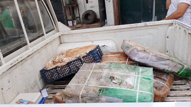ضبط لحوم معاد تدويرها