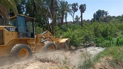 تحرير 32 محضرا وإزالة تعديات على الأراضى الزراعية بالأقصر