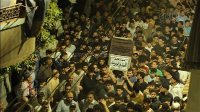 جنازة مهيبة لطالب لقى مصرعه غرقًا بالمنوفية (صور)