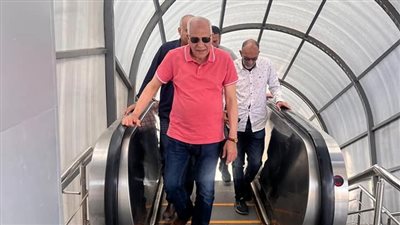 محافظ الجيزة يتفقد أعمال تطوير محيط محطة مترو جامعة الدول العربية