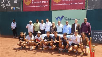 بمشاركة 10 دول، انطلاق بطولة التنس بنادي جزيرة الورد في الدقهلية (فيديو) 