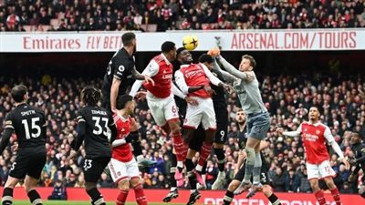 بعد مرور 25 دقيقة، تعادل سلبي بين أرسنال وبورنموث في الدوري الإنجليزي