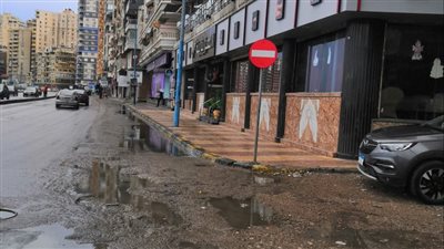 سقوط أمطار خفيفة على مناطق متفرقة في الإسكندرية (صور) 