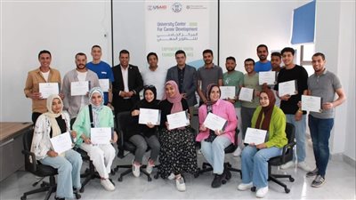 مركز التطوير المهني بجامعة القناة ينظم تدريبات للصحة والسلامة المهنية (صور) 