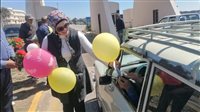 رأس البر تستقبل الزوار بالورود والبالونات احتفالا بشم النسيم (صور) 