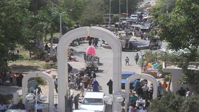 أغانى مهرجانات ومراجيح، 20 صورة ترصد احتفالات المواطنين بـ شم النسيم في الشرقية