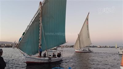المواطنون يتوافدون على الرحلات النيلية بشم النسيم في الأقصر (فيديو)