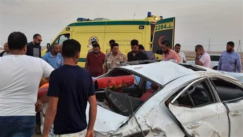  حادث إنقلاب سيارة