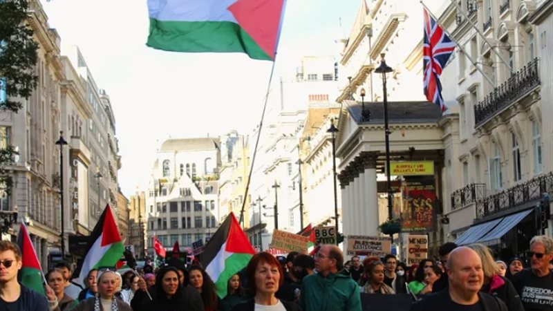 اعتصام لمؤيدي فلسطين