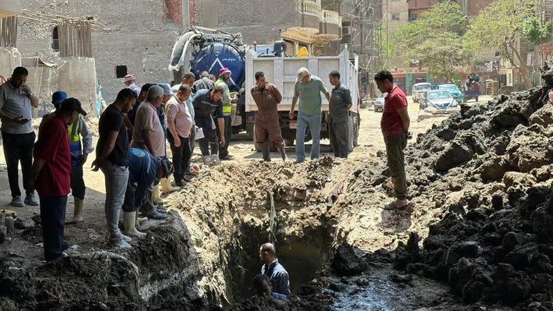 إصلاح ماسورة مياه