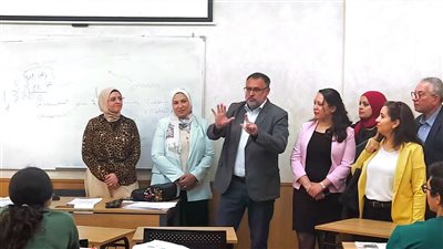 ألسن عين شمس تستقبل المدير الإقليمي للهيئة الألمانية للتبادل العلمي 