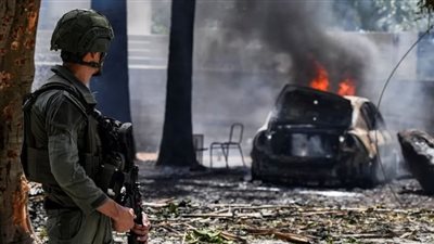 اندلاع حريق شمال إسرائيل إثر إطلاق صواريخ من لبنان 