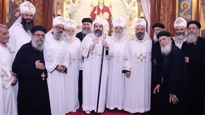 الأنبا اكسيوس يترأس قداس عيد استشهاد القديس مارمرقس