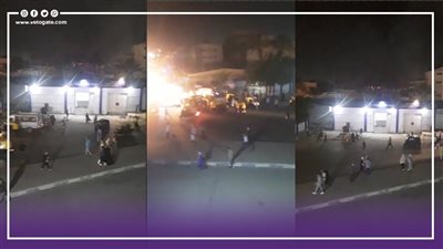 حريق هائل بمخزن شركة أدوية شهيرة بمنطقة العوايد في الإسكندرية (فيديو)