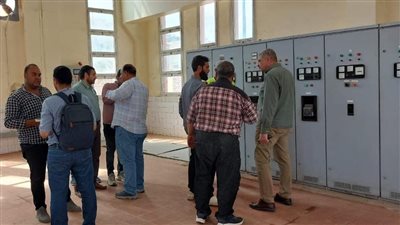 تشغيل محطة امتداد النرجس للصرف الصحى ببيت الوطن