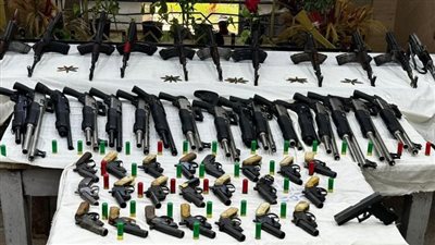 ضبط 46 سلاحا ناريا و19 قضية مخدرات فى 4 محافظات