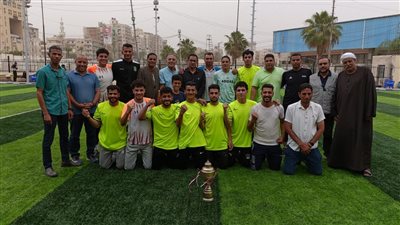 النخلة القبلية بطل دوري حياة كريمة بخماسي كرة القدم بالبحيرة