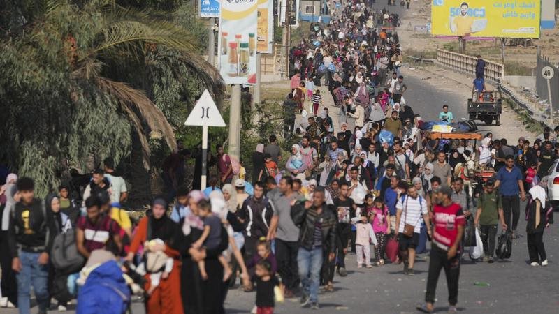 نزوح السكان من رفح،