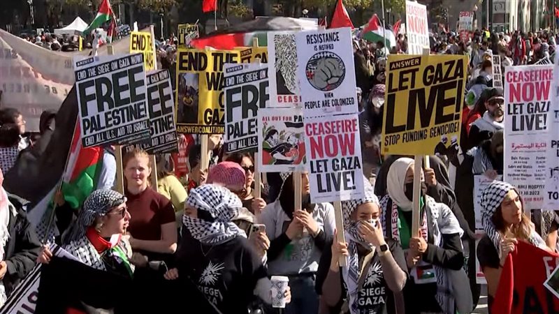 مظاهرات تدعم فلسطين،