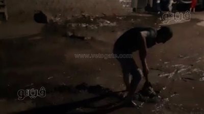 غرق منازل قرية 