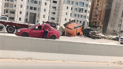 15 متوفيا ومصابا، هروب السائق المتهم بحادث الطريق الدائرى (صور)