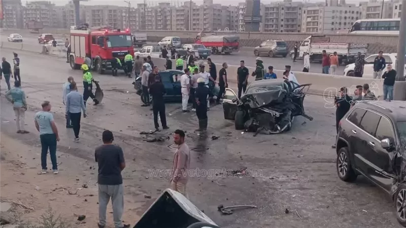 تصادم سيارة ميكروباص